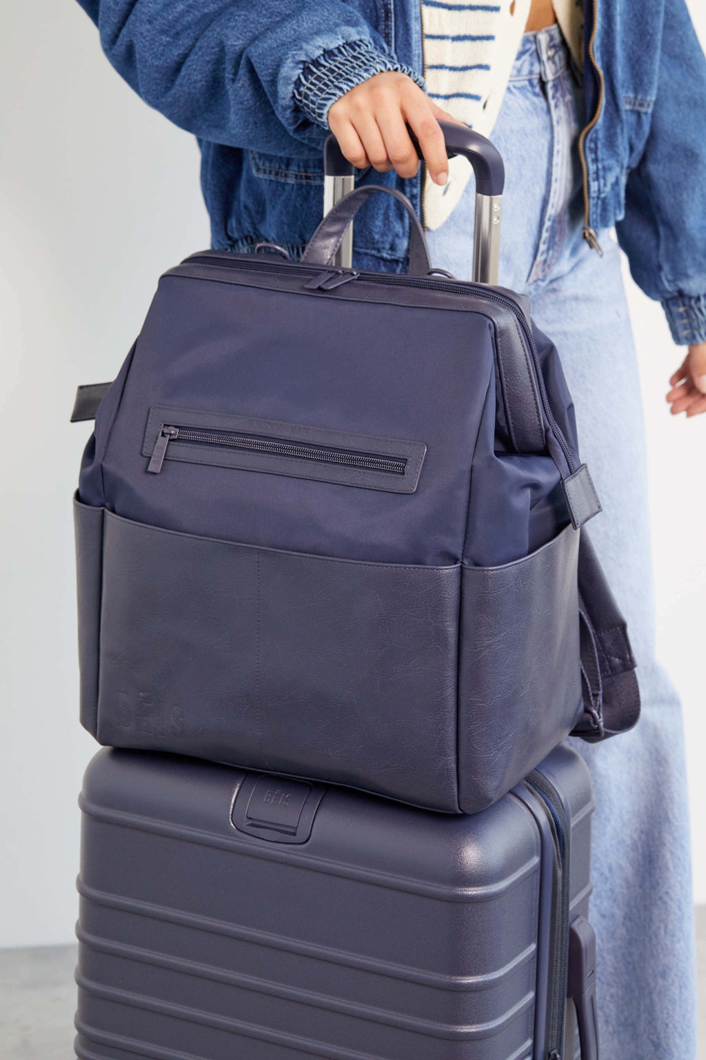 Resale The Backpack Diaper Bag in Navy